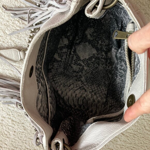 Liebeskind Vintage Crossbody Fringe Shoulder Bag Danielle EUC - Picture 5 of 8